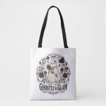 Vintage Pink Gothic Ghost Halloween Graphic