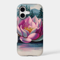 Vintage Pink Lotus Flower