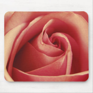 Vintage Pink Love Rose Mouse Pad