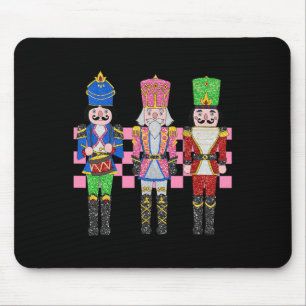 Vintage Pink Nutcracker Squad Ballet Women Pink Ch Mouse Pad