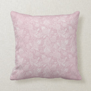 Vintage Pink Paisley Cushion