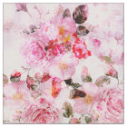 Vintage pink pastel watercolor floral pattern