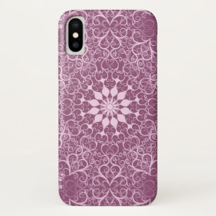 Vintage Pink Pattern iPhone X Case