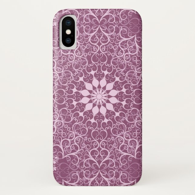 Vintage Pink Pattern Case-Mate iPhone Case (Back)