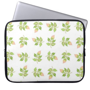 Vintage Pink Rosebuds Laptop Sleeve
