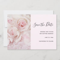 Vintage Pink Roses & Elegant Lace