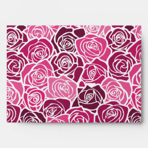 Vintage pink roses Envelope