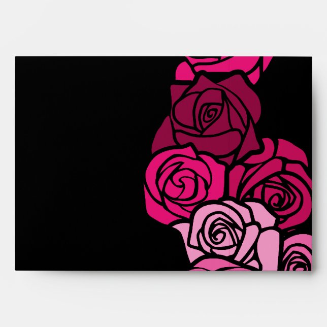 Vintage pink roses Envelope (Front)