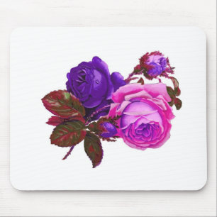 Vintage Pink Roses - Gifts Mouse Pad