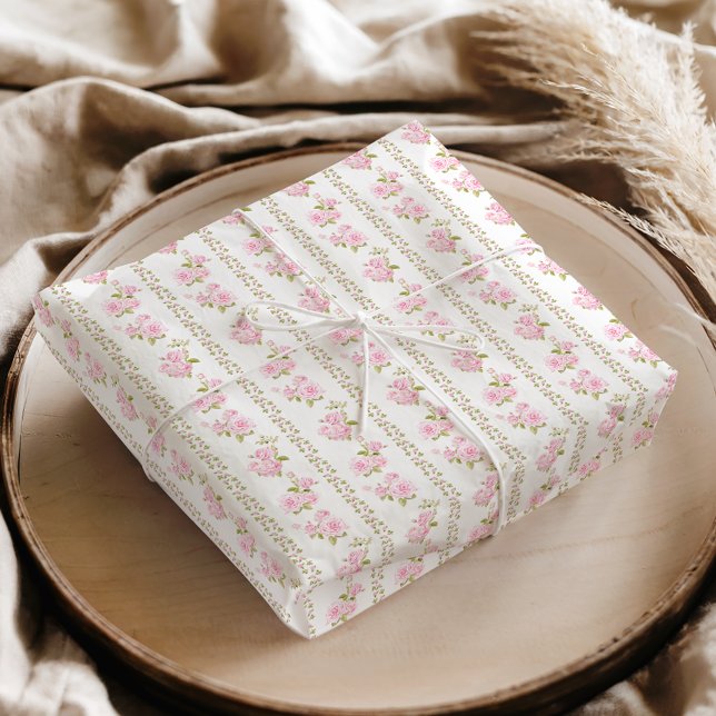 Vintage Pink Roses  Tissue Paper (Creator Uploaded)