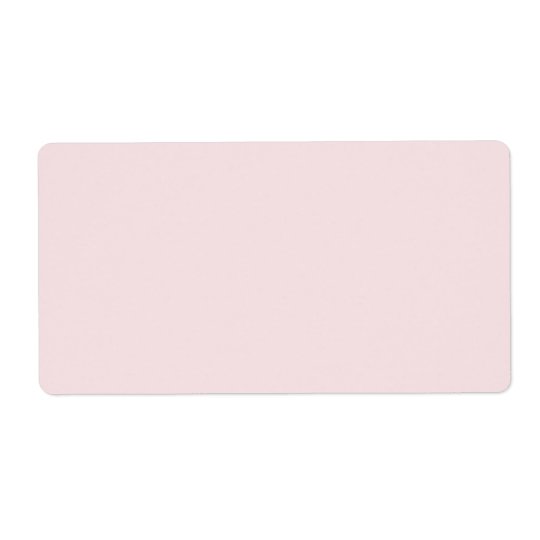 Vintage Pink Template Blank Shipping Label
