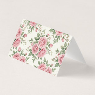 Vintage Pink Watercolor Roses Floral Seamless