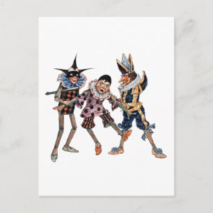 Vintage Pinocchio Illustration Postcard