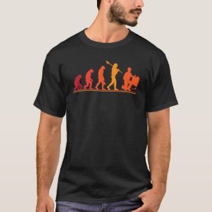Vintage Pipefitter Human Evolution Plumber T-Shirt