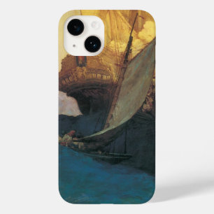 Vintage Pirate, Attack on a Galleon by Howard Pyle Case-Mate iPhone 14 Case