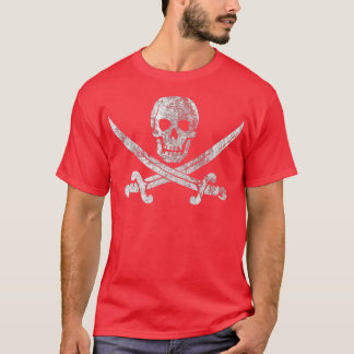 Vintage Pirate Skull  T-Shirt