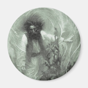 Vintage Pirates, Captain Goldsack by Howard Pyle Magnet