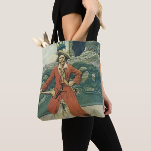 Vintage Pirates, Captain Keitt by Howard Pyle Tote Bag