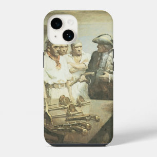 Vintage Pirates, Preparing for Mutiny by NC Wyeth iPhone 14 Case