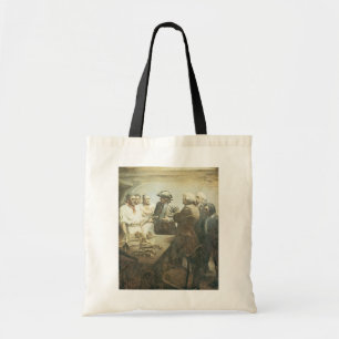 Vintage Pirates, Preparing for Mutiny by NC Wyeth Tote Bag