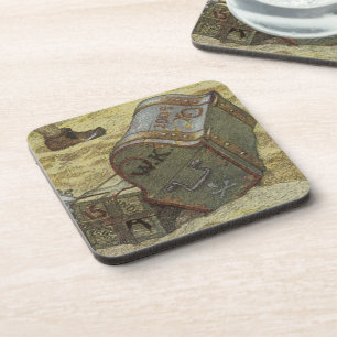 Vintage Pirates, William Kidd Burying Treasure Coaster