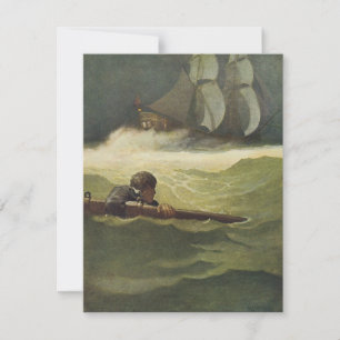 Vintage Pirates, Wreck of the Covenant by NC Wyeth