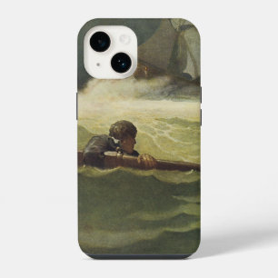 Vintage Pirates, Wreck of the Covenant by NC Wyeth iPhone Case