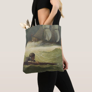 Vintage Pirates, Wreck of the Covenant by NC Wyeth Tote Bag