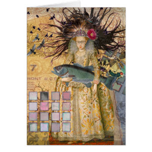 Vintage Pisces Woman Gothic Classic