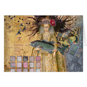 Vintage Pisces Woman Gothic Classic