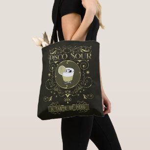 Vintage Pisco Sour Tote Bag