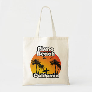 Vintage Pismo Beach California Tote Bag