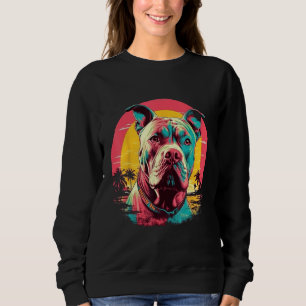 Vintage Pitbull Sunset Sweatshirt