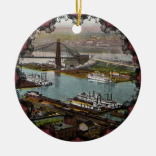 Vintage Pittsburgh 1800s Ornament