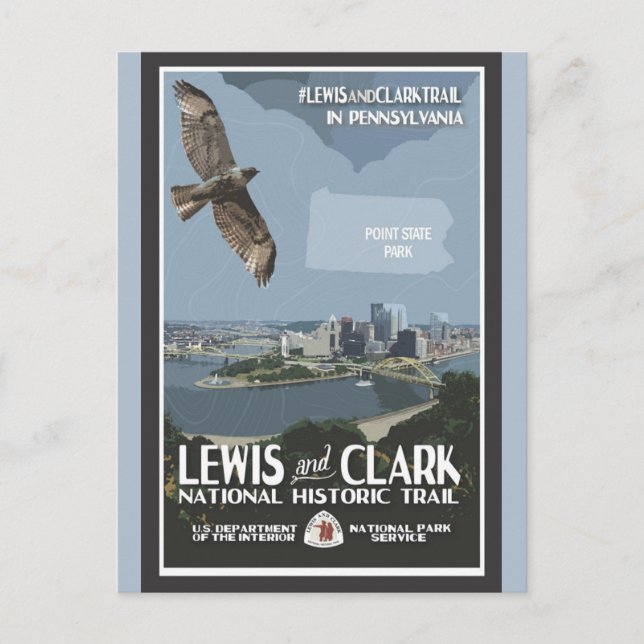 Vintage Pittsburgh Pennsylvania National Park Postcard (Front)