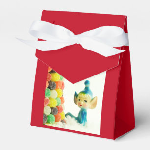 Vintage Pixie Elves Holly & Belle for Christmas Favour Box