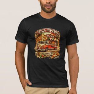 Vintage Pizza Lover Design – Bold Retro Pizza Slic T-Shirt