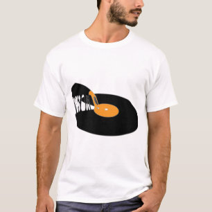 Vintage Pizza Vinyl Old School Vinyl Record Pizza T-Shirt