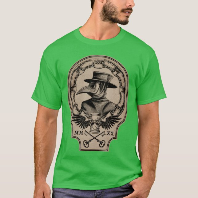 Vintage Plague Doctor boy T-Shirt (Front)