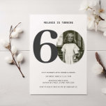 Vintage Plaid 60th Birthday Photo Invitation<br><div class="desc">This vintage 60th birthday party invitation is perfect for your birthday down memory lane. Replace the photo with one of your own childhood photos and customise the text to your liking. Age can be edited, otherwise checkout our collection for other ages. Back of the card is a plaid texture to...</div>