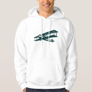 Vintage Plane - Dark Green Hoodie