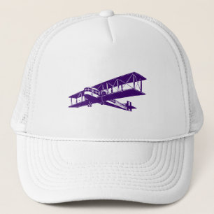 Vintage Plane - Deep Purple Trucker Hat