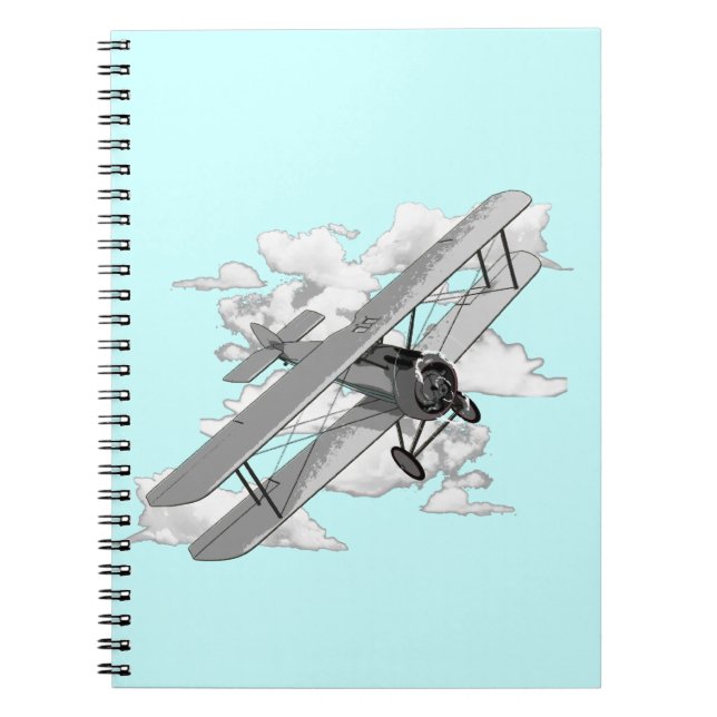 Vintage Plane Notebook (Front)