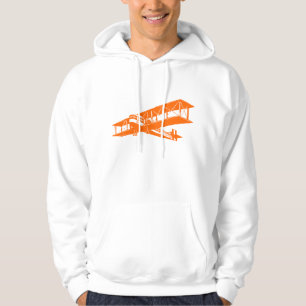 Vintage Plane - Orange Hoodie