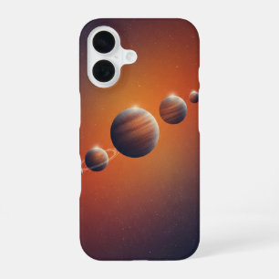 Vintage Planetary Alignment iPhone 16 Case