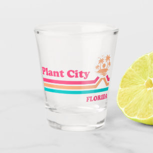 Vintage Plant City Florida Shot Glass