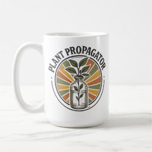 Vintage Plant Propagator Badge Coffee Mug