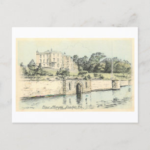 Vintage Plas Newydd House Postcard
