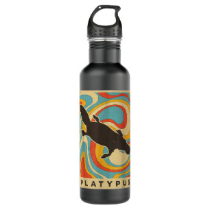 Vintage Platypus Lover Animal Retro Style 710 Ml Water Bottle
