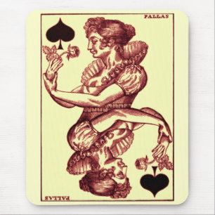 Vintage Playing Card Mouse Pad